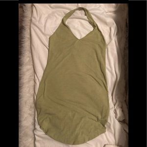 Green Halter Dress